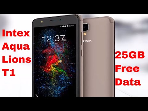 Intex Aqua Lions T1 -first look | 4G Volte come with 25GB Free data | worth or waste???