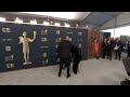 Selena Gomez Falling In The SagAwards Silver Carpet Selena Gomez Falls At The 2022 SAG Awards