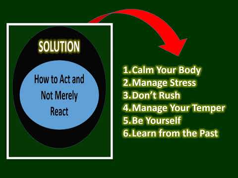 THE ANSWER TO ANGER | A Verse In My Life