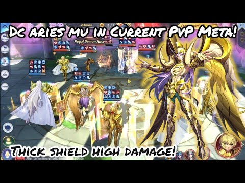 Saint Seiya: Awakening (KOTZ) - DC Aries Mu in Current PvP Meta! Thick Shield High Damage!
