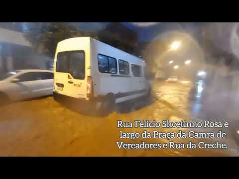 Temporal em Patrocínio do Muriaé-MG, ontem Quarta-feira, 03/12/2025, alagou Ruas da Cidade.
