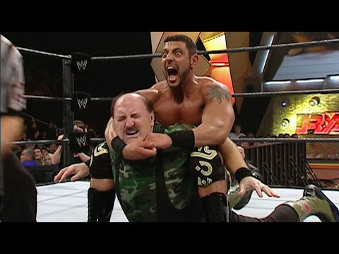 Muhammad Hassan vs Sgt. Slaughter: WWE Raw January 31, 2005 HD