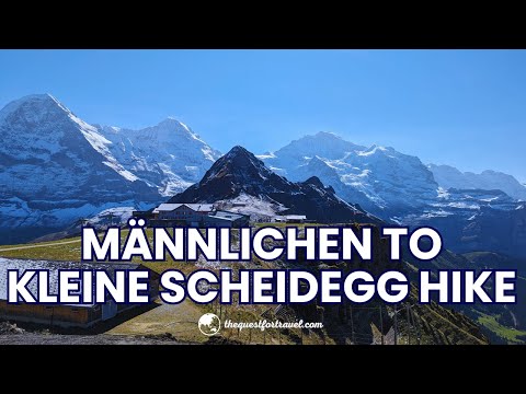SWITZERLAND | PANORAMA TRAIL - Männlichen to Kleine Scheidegg Hike - Amazing Swiss Alps Views