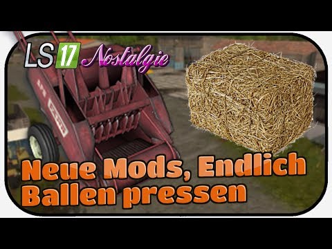 LS17 NOSTALGIE #145 - Neue Mods, Endlich Ballen pressen ★ LPG SCHWARZE PUMPE Thüringer Oberland 1988