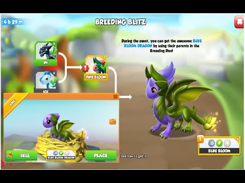 How to Breed Blue Bloom Dragon-Dragon Mania Legends | Breeding Blitz Event | DML