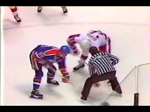 NHL REGULAR SEASON 1987-88 -  Edmonton Oilers @ Detroit Red Wings