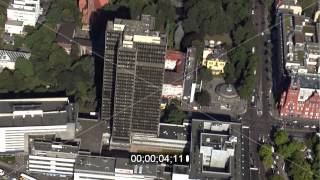 preview picture of video 'Leer stehendes Hochhaus Steglitzer Kreisel in Berlin- Steglitz'