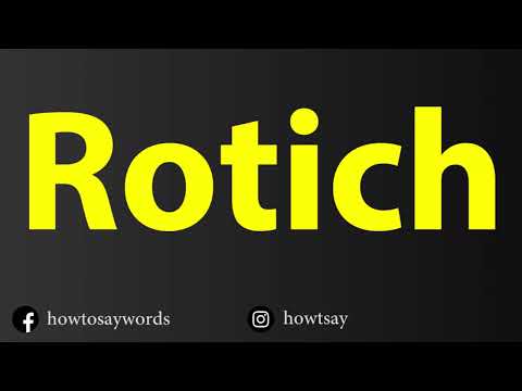 How To Pronounce Rotich