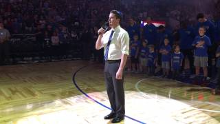 David Klein sings The Star Spangled Banner