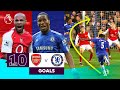 10 INCREDIBLE Arsenal vs Chelsea goals | Premier League