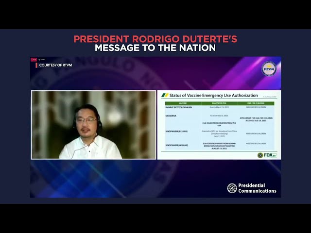 Philippine FDA studying use of Moderna jabs for ages 12 to 17 years old