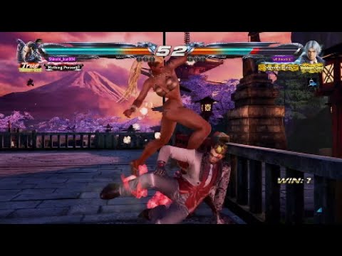 ImortalXsoul wall tech! Master Raven cross up | TEKKEN 7