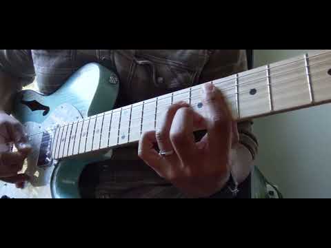 Custom Finish Thinline Telecaster Style Guitar Demo