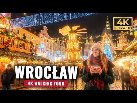 Poland Never Looked So Magical at Christmas 🎄✨ 4K Walking Tour, Wrocław