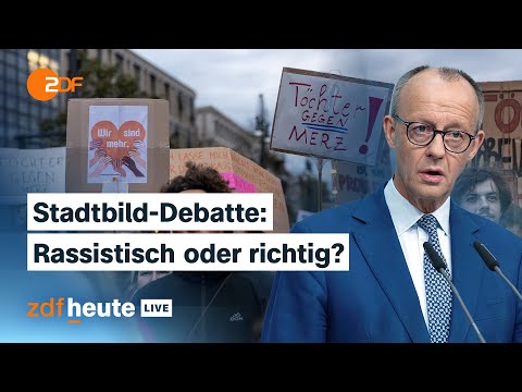 Merz-Kritikerin und Junge-Union-Mitglied diskutieren umstrittene Kanzler-Aussage | ZDFheute live