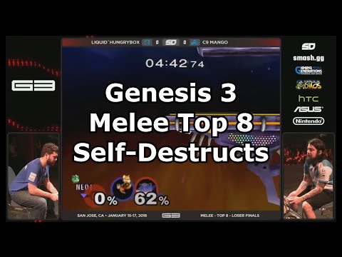 Every Self-Destruct in Genesis 3 Melee Top 8