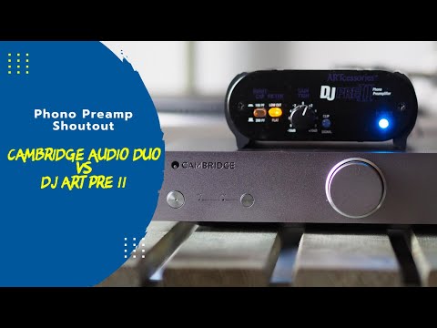 [4K] 300€ vs 50€ Phono Preamp - Cambridge Audio Duo vs DJ ART Pre II