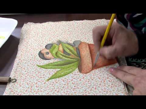 Mulher.com 04/06/2014 - Quadro Porta Chave Pintura Tecido por Silmara Cortegozo