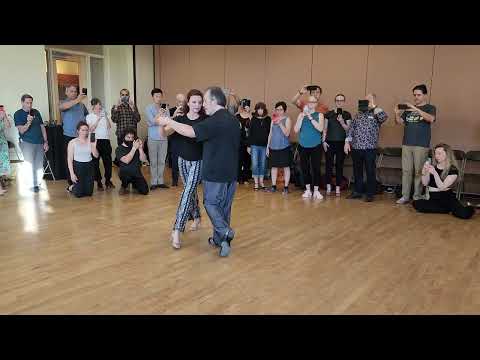 Argentine tango workshop -turn structure: Gustavo Naveira & Giselle Anne - Milonguero Viejo