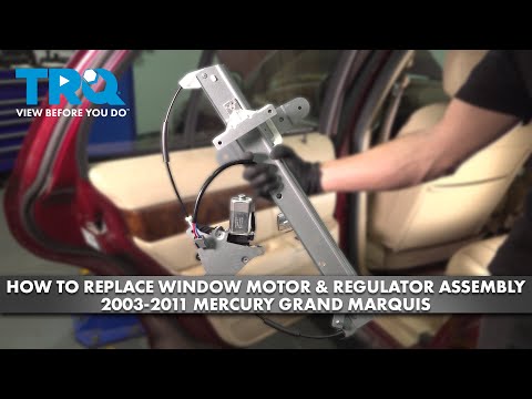 How to Replace Power Window Motor and Regulator Assembly 2003-2011 Mercury Grand Marquis