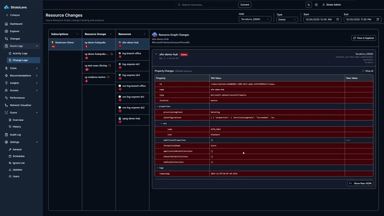 Change Tracking Demo