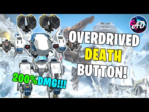 INSANE! Death Button Overdrive HAWK EXODUS PINATA Smashing The Enemies! - War Robots Mk2 WR Gameplay