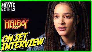 HELLBOY | On-set Interview with Sasha Lane \