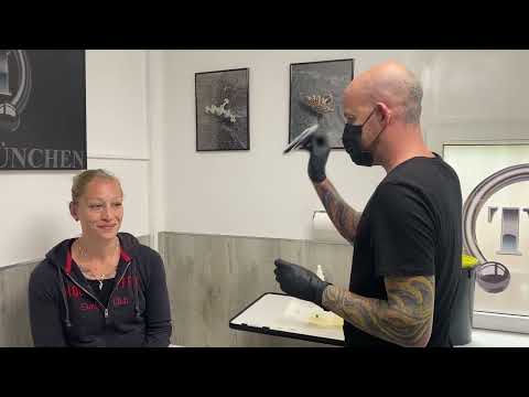 Get your ears pierced with a needle – that is, pierced and not shot with an ear-piercing gun.