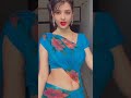 WOW KITNI UFF LAG RI YE BLUE SAREE GIRL REELS Shorts Reels Hotbabe Cutegirls Trendingreels