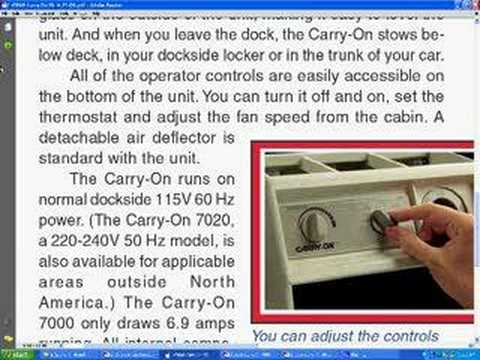 Marine Air Conditioning Dometic Cruisair Carry-On