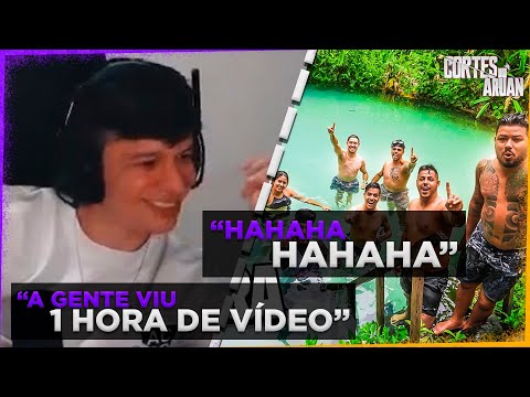 ARUAN REAGE A VLOG DE 1 HORA - VIAGEM PARA O JALAPÃO COM MEUS AMIGOS (RENATO GARCIA)-Cortes do Aruan