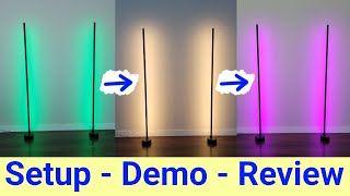 Miortior Corner Floor Lamp (2 Pack) – Setup, Demo, & Review