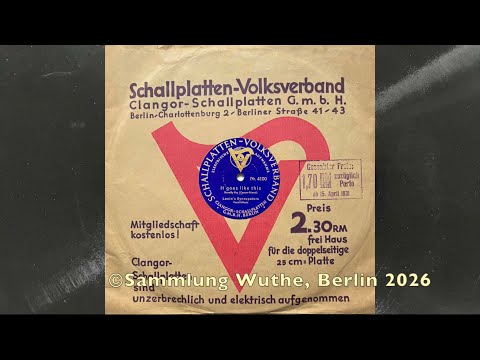 USA Hot Danceband: BEN BERNIE - SPEEDY BOYS: It Goes Like This 1928