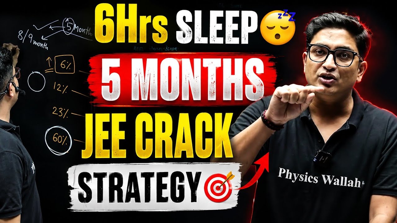 05 Months IIT JEE | My IIT Preparation 🤯 || IIT JEE NEET | Sachin Sir Motivation | Physicswallah