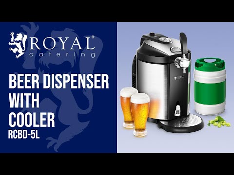 video - Factory second Beer Dispenser With Cooler