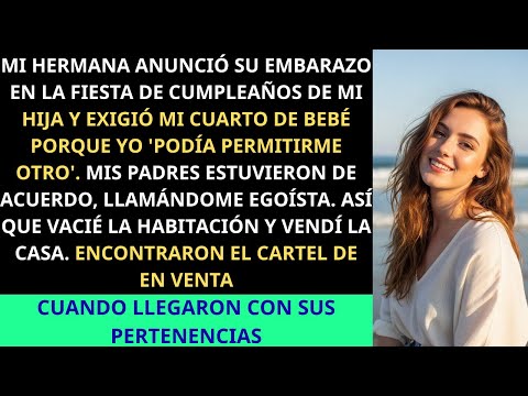 Mi hermana anunció su embarazo en la fiesta de cumpleaños de mi hija y exigió mi cuarto de bebé