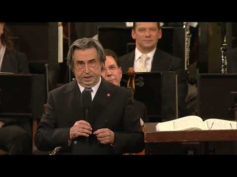 Discours de Riccardo Muti