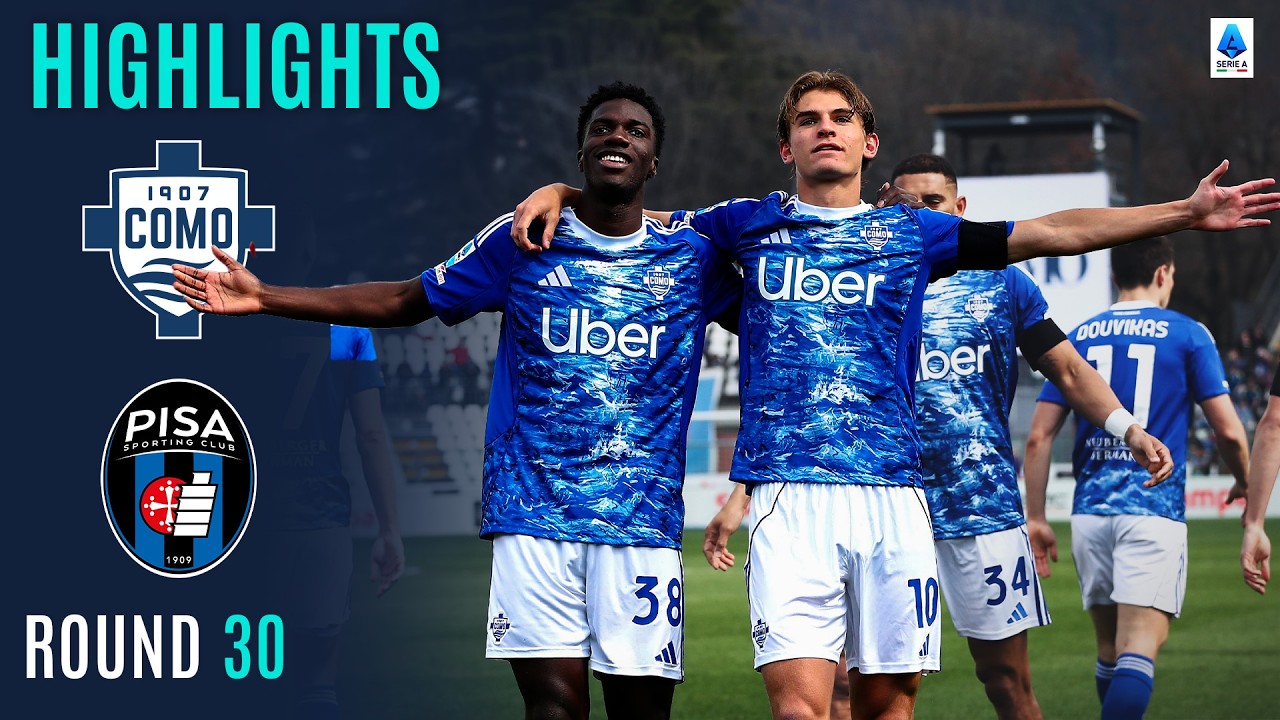 Como vs Pisa Highlights