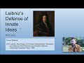 Leibniz's Defense of Innate Ideas against Locke