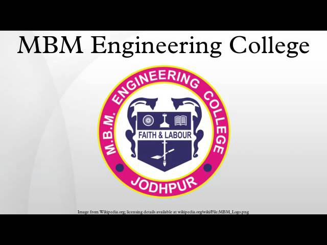 MBM Engineering College vidéo #1