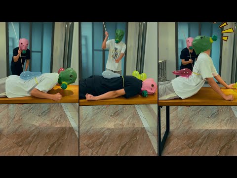 You Laugh You Subscribed | Tacit Understanding Challenge         #challenges #balloon