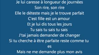 Maxime Henry - Je t'aime comme tu es - PAROLES