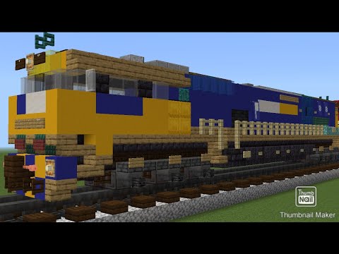 Minecraft NR Class Cv40-9i Locomotive Tutorial
