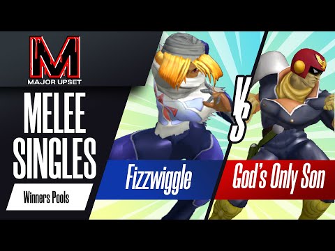 Fizzwiggle (Sheik) vs God's Only Son (Captain Falcon) - Melee Singles Winners Pools - MAJOR UPSET