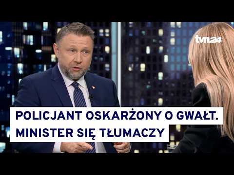 Komisarz policji podejrzany o gwałt na funkcjonariuszce. "Będziemy to wypalali gorącym żelazem"