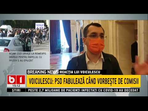 REACTIA LUI VOICULESCU: PSD FABULEAZA CAND VORBESTE DE COMISII_Stiri B1_29 martie 2021