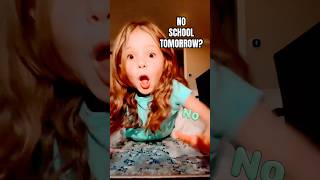 NO SCHOOL?!😱 #shorts #viral #funny #song #music #lol #fyp #reels #video #viralshorts #trending #fun