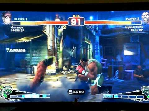 kimrandy [Fei] vs kojimax1024 [Balrog] SUPER STREET FIGHTER 4 - Japanese Online Ranked Matches