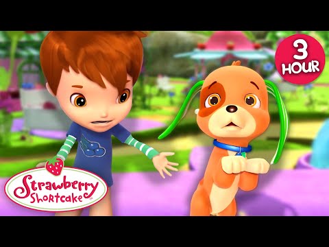 Puppy Doesn't Want To Dance 🐶 Strawberry Shortcake 🍓 Mega Compilation 🍓 Kids Show - Kids TV Series, Kingdom Kids Zone - Strawberry Shortcake - WildBrain