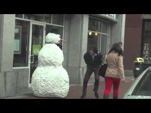 Scary Snowman (Censored)